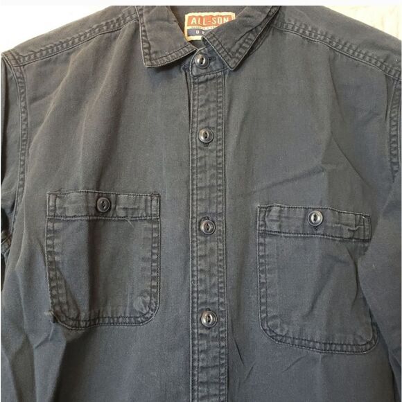 ALL-SON SURPLUS & EQUIPMENT BRAND Work Shirt Button Down Small - Picture 2 of 6